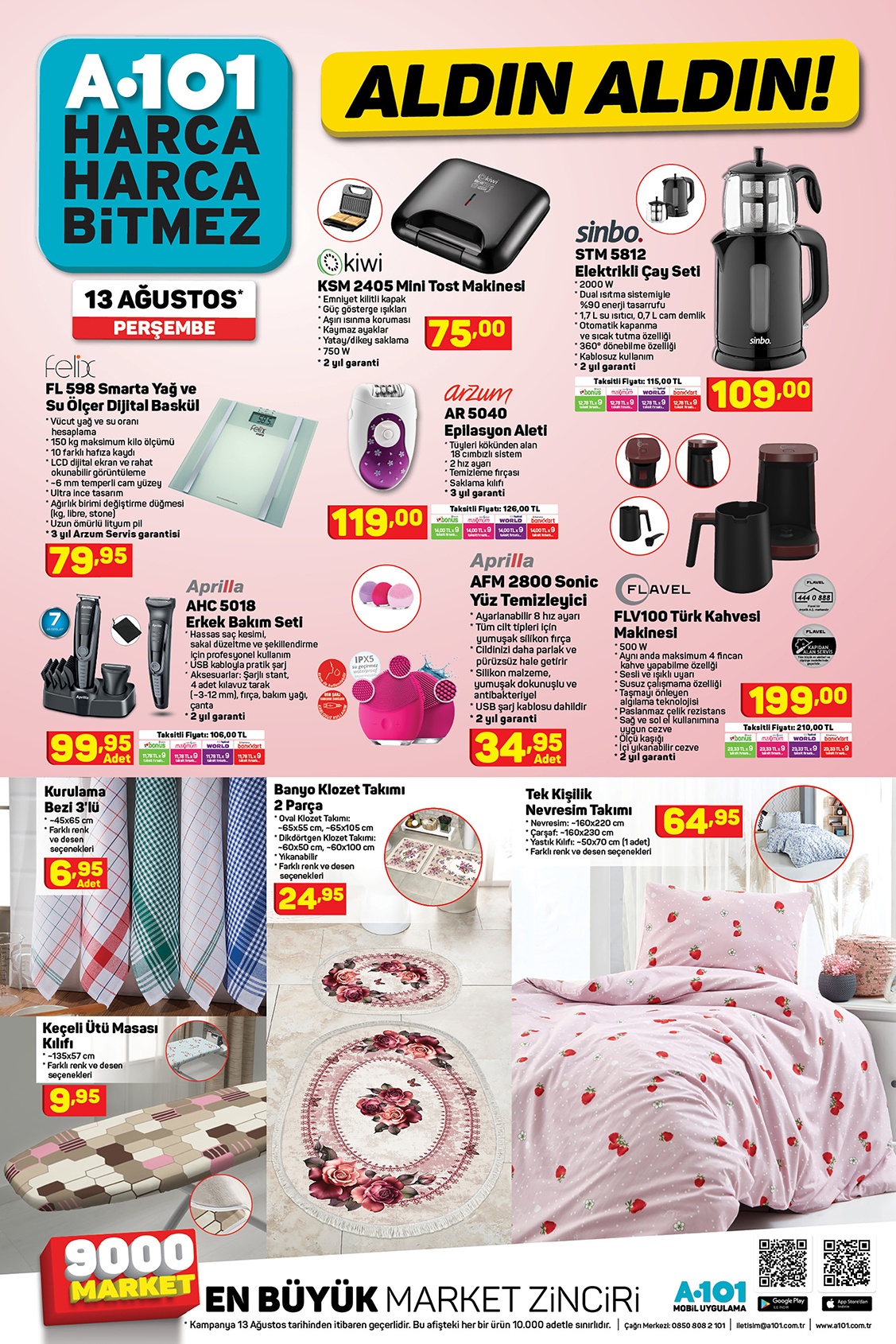 A101 10 Eylül 2020 Perşembe İndirimli Ürünler Kataloğu