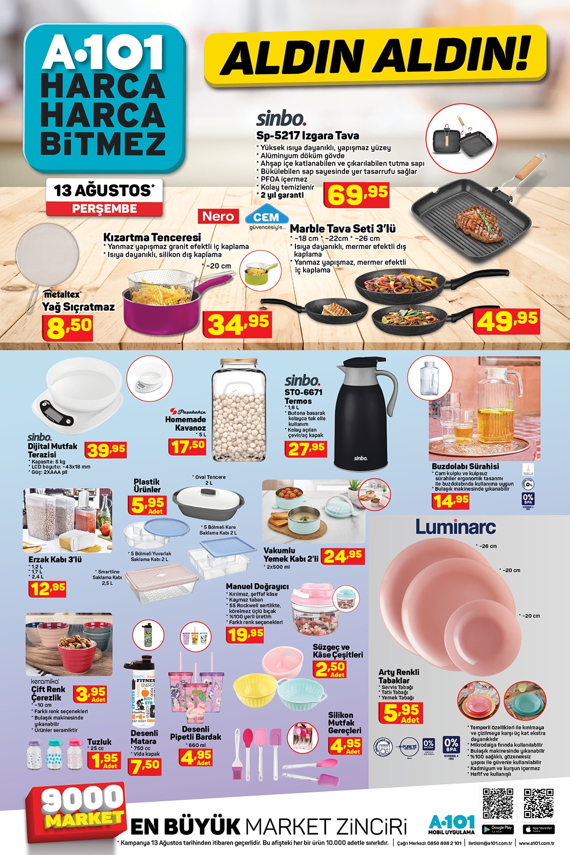 A101 10 Eylül 2020 Perşembe İndirimli Ürünler Kataloğu