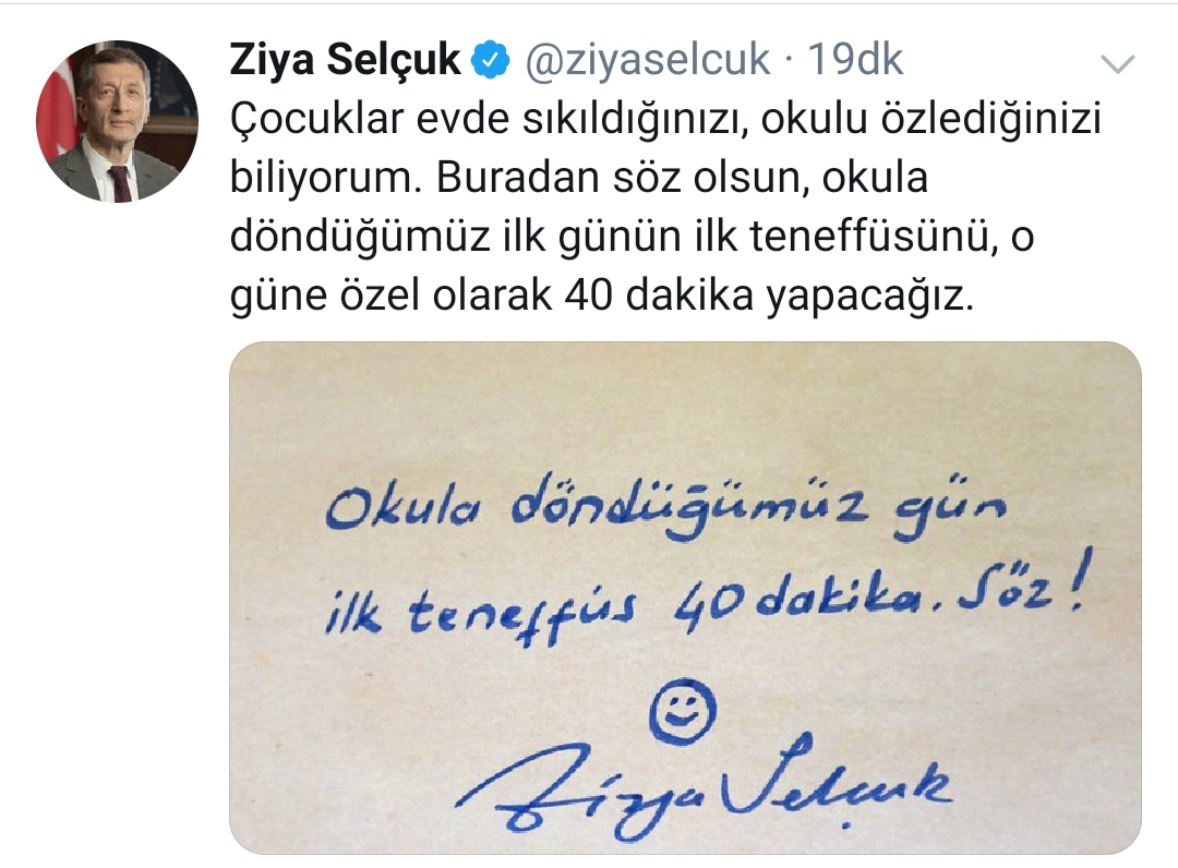 Milli Eğitim Bakanından Öğrencilere Mesaj Var