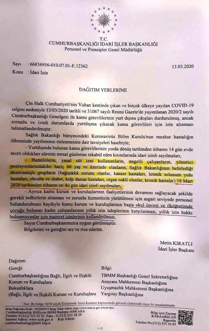 Cumhurbaşkanlığı duyurdu: İdari izin kimseleri kapsıyor? Çocuklu annelere idari izin verilecek mi?
