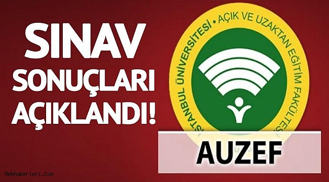 Son Dakika: AUZEF Sınavları Açıklandı