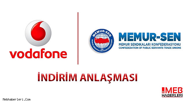 VODAFONE VE MEMUR-SEN ARASINDA İNDİRİMLİ TARİFELER ANLAŞMASI