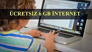 Tüm öğrenci, veli ve öğretmenlere ücretsiz internet