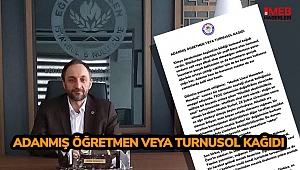 Adanmış öğretmen veya turnusol kağıdı