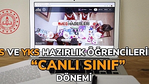 LGS ve YKY hazırlık öğrencilerine "Canlı Sınıf" dönemi