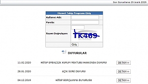 HİTAP Giriş (Hizmet Takip Programı)