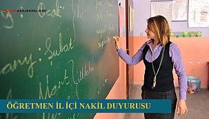 İl içi Atama Duyurusu