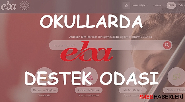 Okullar'da EBA Destek Odası