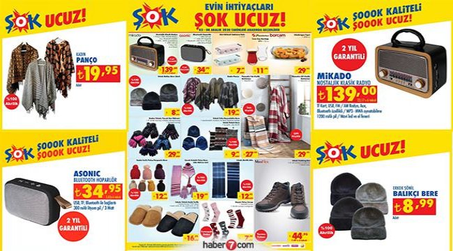 ŞOK 2 Aralık Aktüel Kataloğu | Elektronik, kışlık giyim ve temizlik ürünlerinde...