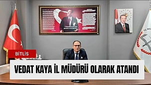Vedat Kaya İl MillÎ Eğitim Müdürü Olarak Atandı