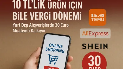 30 Euro Sınırı Tarih Oluyor: Her Ürüne Gümrük Vergisi