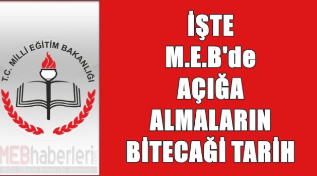 Öğretmenlerin Açığa Alınması Bu Tarihte Sonlanacak!