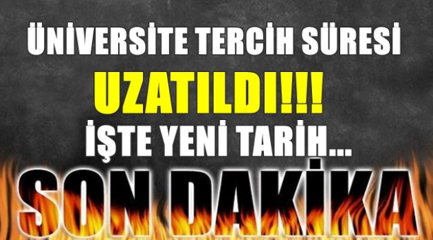 ÖSYM'den açıklama: Süresi uzatıldı