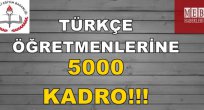 Türkçe Öğretmenleri haklı olarak 5 Bin Kontenjan İstiyor!