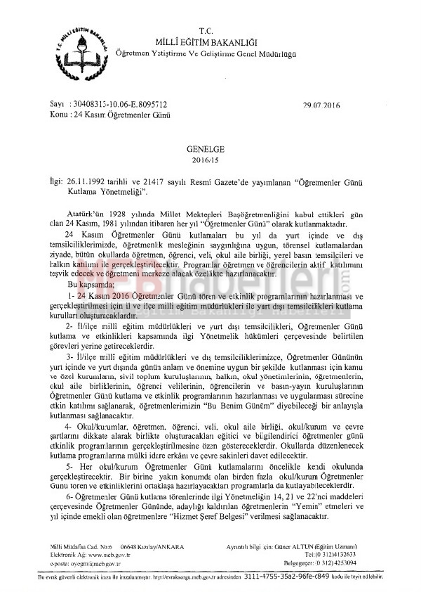 Öğretmenler Günü Artık Böyle Kutlanacak!