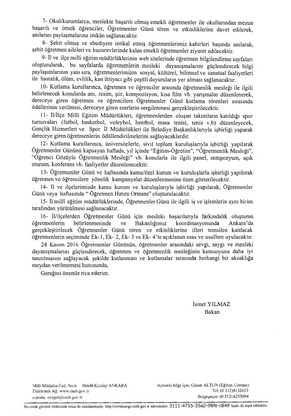 Öğretmenler Günü Artık Böyle Kutlanacak!